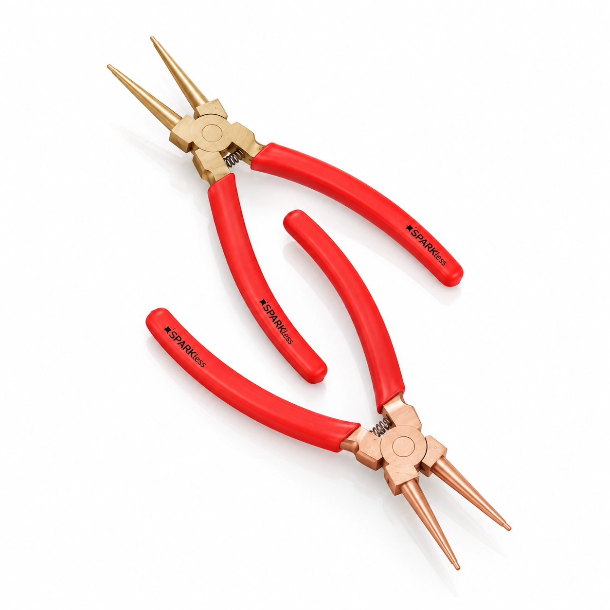 Non-Sparking AlBr Internal Circlip Plier 200mm